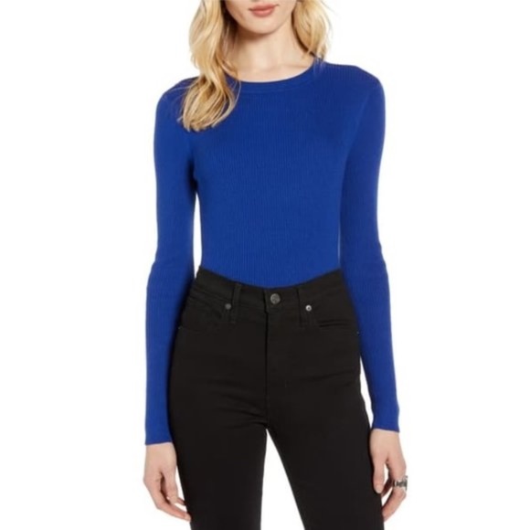 Halogen Ribbed Sweater - Picture 1 of 10